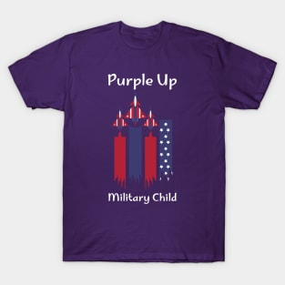 Purple Up Military Child USAir Force T-Shirt T-Shirt